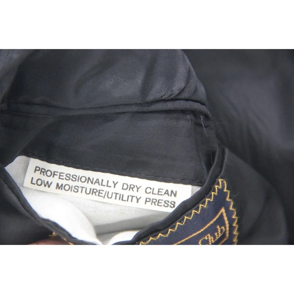 Polo University Club Blazer 40R Gray Windowpane Ralph Lauren Logo USA Sport Coat